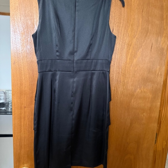 Connected Apparel Black Cocktail Dress – Size 8 – Beaded Neckline - Picture 2 of 3